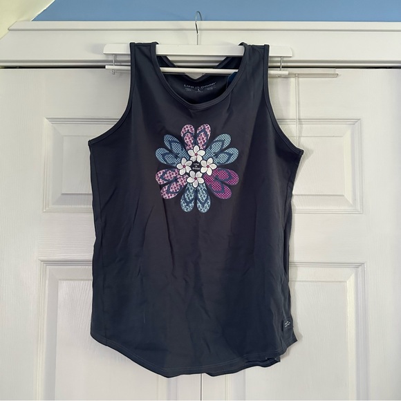 Life is Good charcoal Gray Tank Top - Picture 1 of 6